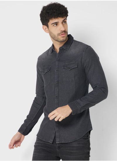 اشتري Slim Fit Full Sleeve Shirt في الامارات