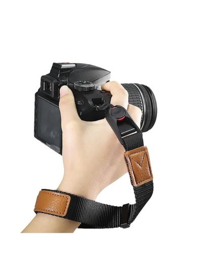 اشتري Camera Wrist Strap for DSLR Cameras, Quick Release Design, High-endurance three-layer nylon material, 60KG Weighy Capacity, Suitable for various brands of SLR cameras في الامارات