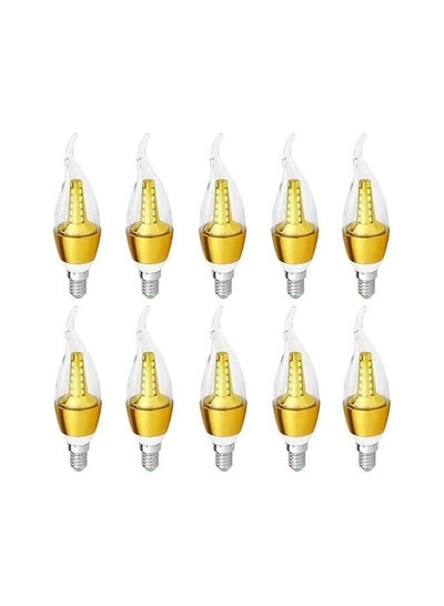 Buy 10 teardrop LED bulbs, 5 watts, Warm Lighting in Egypt