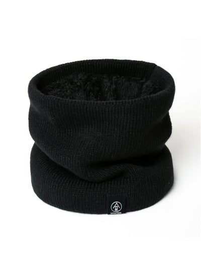 اشتري Unisex Knit Neck Warmer Thick Winter ScarfWJ99-2 Black WJ99-2 Black في الامارات