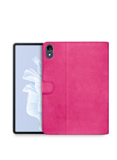 Buy PU Leather Flip Case Cover For Huawei MatePad Air 4G 11.5 Inch 2023 Pink in Saudi Arabia