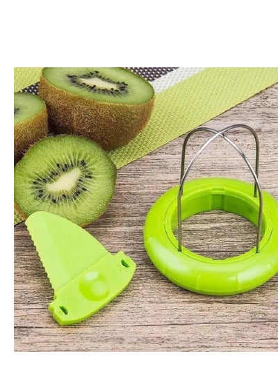 Buy Kiwi Cutter Stainless Steel Kiwi Slicer Portable and Useful Kiwi Divider for Kiwifruit Cutting and Peeling in Egypt