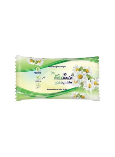 Buy Scented and alcohol-free wet wipes 40 wipes in Egypt