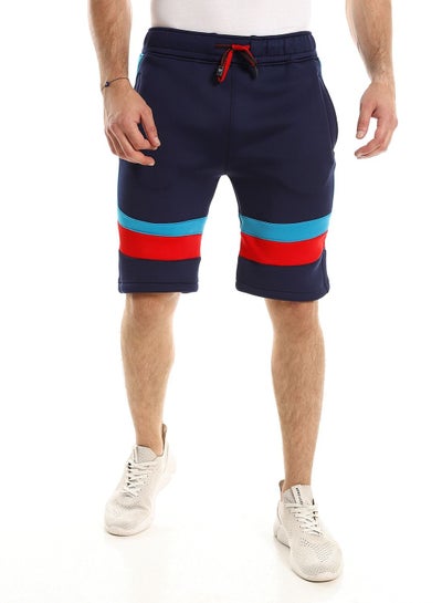 Buy Caesar men Side Pockets Slip On Sportive Shorts - multicolour,multicolour,M in Egypt