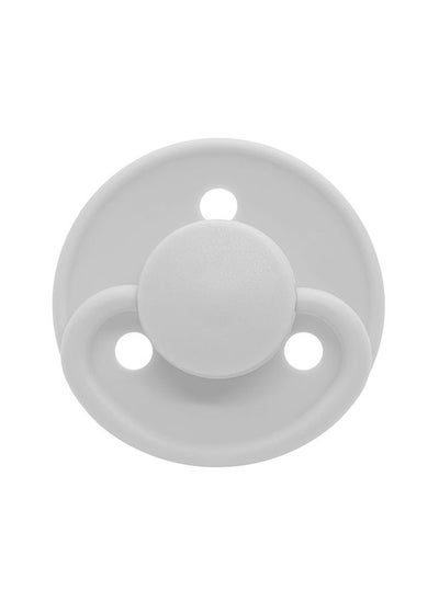 اشتري Latex Round Pacifier 6M, 2 Pieces, Snowberry في الامارات