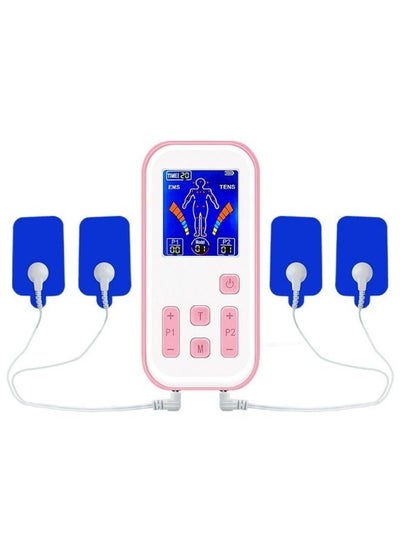 اشتري USB Rechargeable Pain Relief Muscle Stimulator Massager Meridian Physiotherapy Instrument في السعودية