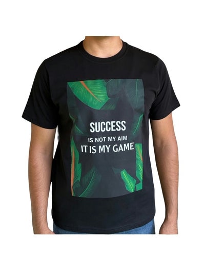 اشتري Horse Polo Round Neck T-Shirt Black Printed, Success في مصر