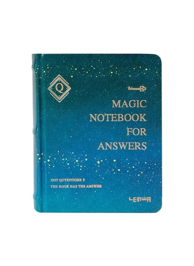 اشتري 1-Piece The Book of Answers,My Life Answer Book Chinese and English Version Diary Note Book,Blue Colour في الامارات