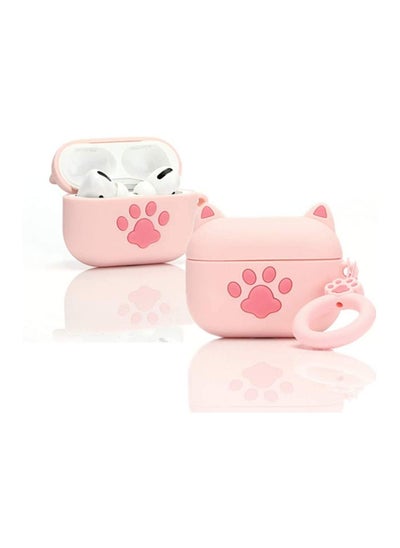 Buy Cute Case for AirPod 3 Soft Silicone Cover (Cat Paw Pink) in UAE