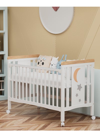 Buy Wooden Baby Bed 120 X 60 CM in Saudi Arabia