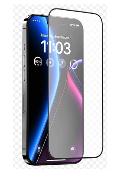 اشتري Screen Protector for iPhone 15 Pro 6.1 Inch, Full Glue Edge to Edge Screen Protector for iPhone 15 (2023) في مصر