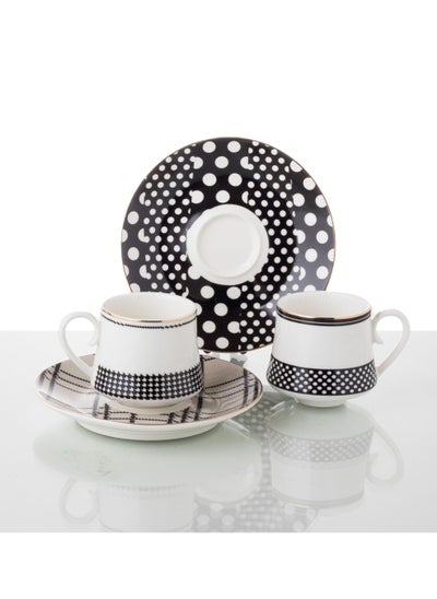 Buy Modern coffee set 4 pcs in Saudi Arabia