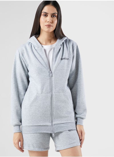 Buy Lounge Regular Zip Hoodie in UAE