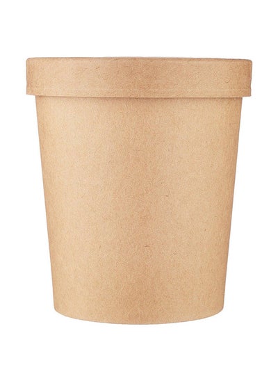 اشتري Hotpack | Kraft Soup Cup 32Oz + Lid - 5 Pieces في الامارات