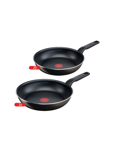 Buy Tefal XL Intense Frying Pan Set 2 Pieces (20-26) 6221064008014 in Egypt