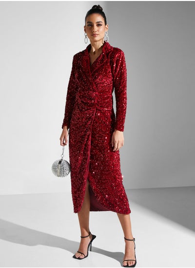 اشتري Sequin Detailed  Dress في الامارات