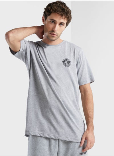 Buy Regular Fit Printed T-Shirt in UAE