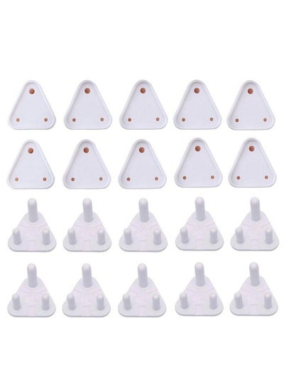 Buy Baby Safety Electric Socket Plug Cover Guards Switchboard Dummy Socket Plug Cover Guards For Kids Protection (Pack Of 20White)(5A Small 16Pcs & 15A Large 4Pcs) in UAE