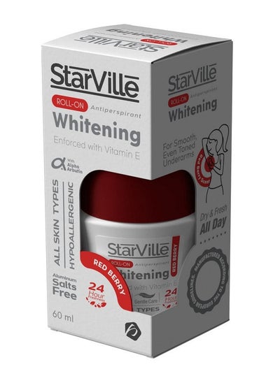 Buy Whitening Roll on With Vitamin E Redberry Scent 60ml in Egypt