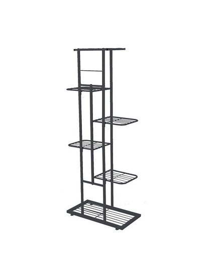 اشتري 6-Tier Display Shelf Flower Pots Rack Plant Stand Potting Ladder Planter Stand Heavy Duty Storage Shelving Rack for Potted Plants في الامارات