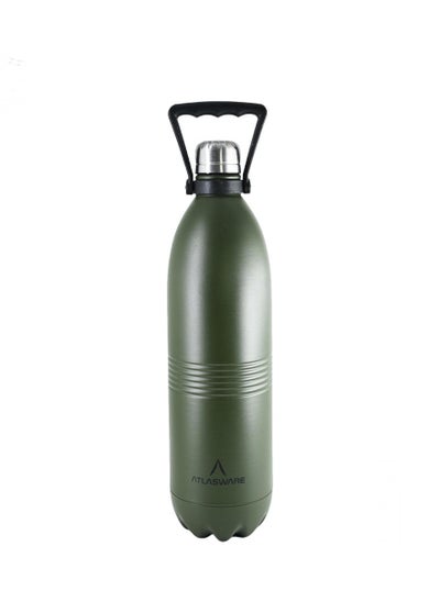 اشتري | 100 hrs. Flask Cold | India | 1750 ml | Army Green في السعودية