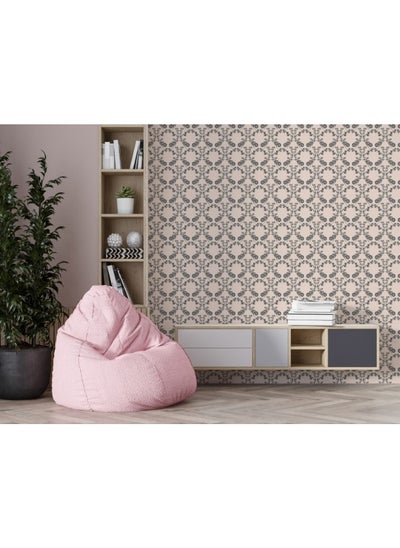 اشتري Seamless Vintage Baroque Fabric Wallpaper Covers An Area ​​Up To 4.2Mx3M With Adhesive And Smoothing Tool في مصر