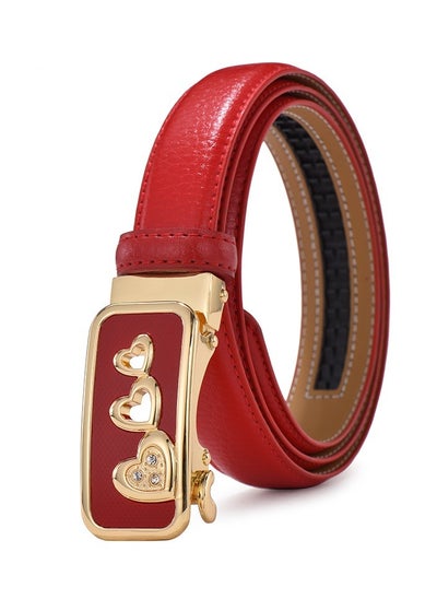 اشتري New Fashion Belt Automatic Buckle For Casual Versatile Decorative Belt في السعودية