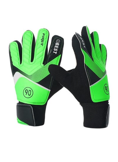 Buy Kid's Goalkeeper Gloves Finger Protection Latex Soccer Goalie Gloves in Saudi Arabia