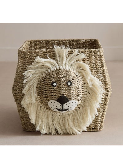 اشتري Forresta Lion Face Handmade Basket 30 x 30 x 30 cm في السعودية