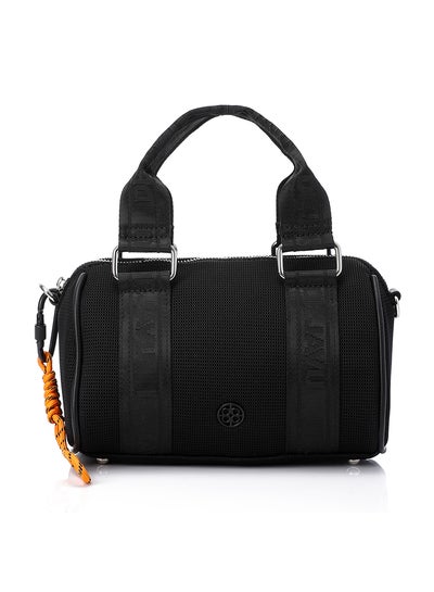 Buy One Main Compartment Textile Cross Body Bag - Black in Egypt