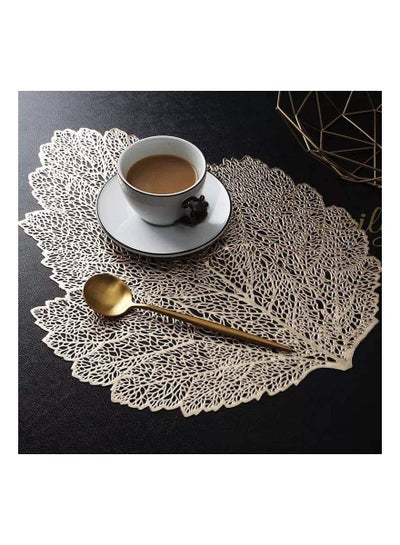 Buy Leaf leather coaster (one piece) in Egypt