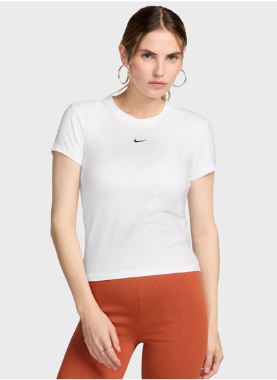 Buy Nsw Knit Mid Crop T-Shirt in UAE