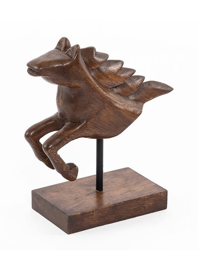 اشتري Gallop Decorative Accent, Natural - 21x25 cm في الامارات