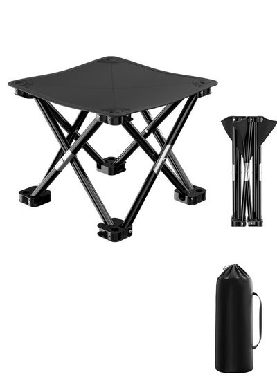 اشتري Camping Stool, Fold able with Storage Bag, Stable Structure and Strong Load-Bearing, Suitable for Camping, Hiking, Fishing, Portable Camping Stool في السعودية