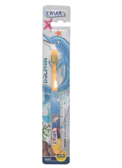 Buy Emma Dolphin Kids Professional Toothbrush, Assorted Colors in Egypt