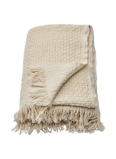 Buy Throw Off White 130X170 Cm in Saudi Arabia