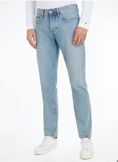 Buy Men's Denton Straight Faded Jeans -  Rigid denim, N/A in UAE