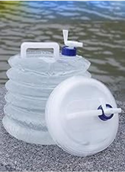 Buy Collapsible Water Container Plastic 10 Litters 1PC in Egypt