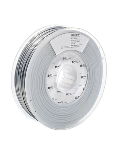 اشتري UltiMaker Filament 2.85mm NFC - PLA Silver Metallic 750gm في الامارات