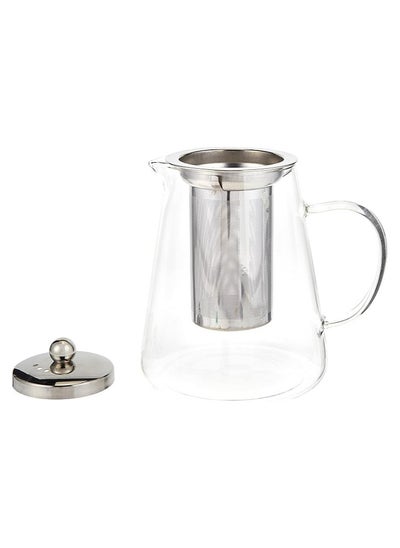 Buy Glass Teapots with Infuser, circle Shape 500ml in Egypt