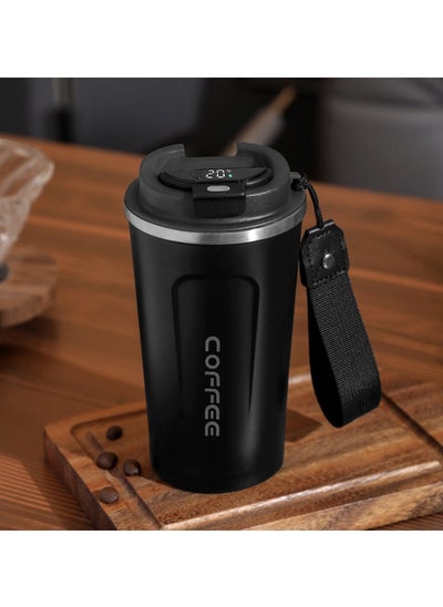 Buy Intelligent Digital Display 510ml 304 Stainless Steel Coffee Cup Thermal Mug Office Termal Cafe  Travel Insulated Bottle in Saudi Arabia