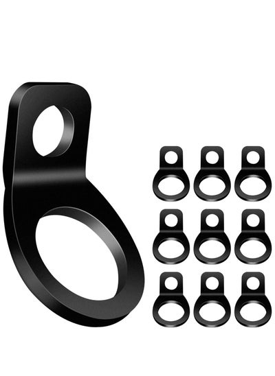 اشتري Truck Tie-Down Anchors  Stainless Steel Lashing Rings with Black Powder Trailers Hook Cargo Bolt for Dirt Bike Motorcycle Trailer Pickup Truck Camper(10 Pack） في الامارات