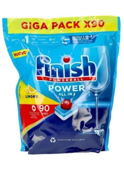 اشتري Powerball All in One 90 Dishwasher Tabs 1440g في الامارات