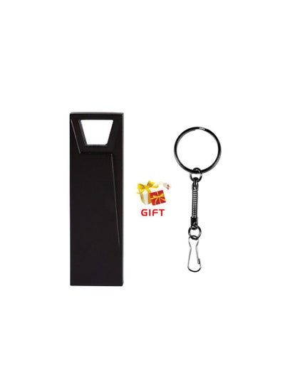 اشتري Real Capacity USB Flash Drives 16GB Black High Speed Memory Stick Free Key Chain في الامارات