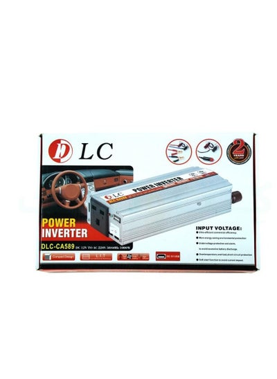 Buy Car power converter from 12v to 220v with a capacity of 1000 watts from DLC in Saudi Arabia