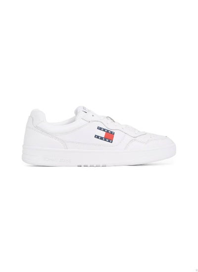 Buy Men's Cupsole Trainers - Leather, White in UAE