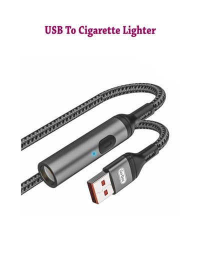Buy Go-Des USB to Cigarette Lighter-GD-UC320 - Black in Saudi Arabia