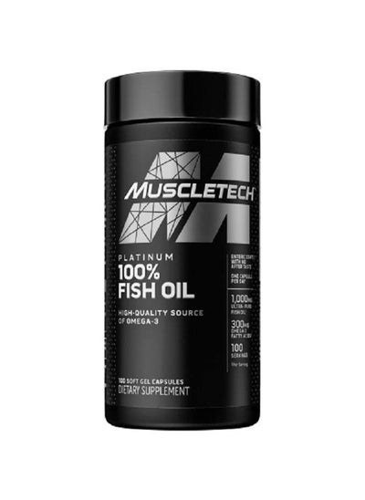 Buy Omega 3 Fish Oil Capsules MuscleTech 100% Omega Fish Oil Burpless Fish Oil Supplement Omega 3 Fatty Acid Supplement Fish Oil 1000mg Pills, 100 Count in UAE