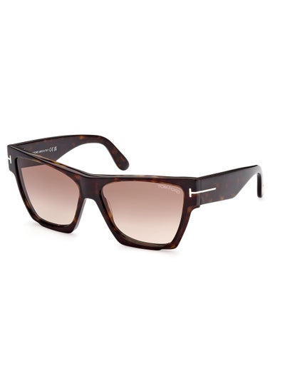 Buy Women's UV Protection Asymmetrical Sunglasses - FT094252K59 - Lens Size: 59 Mm in Saudi Arabia
