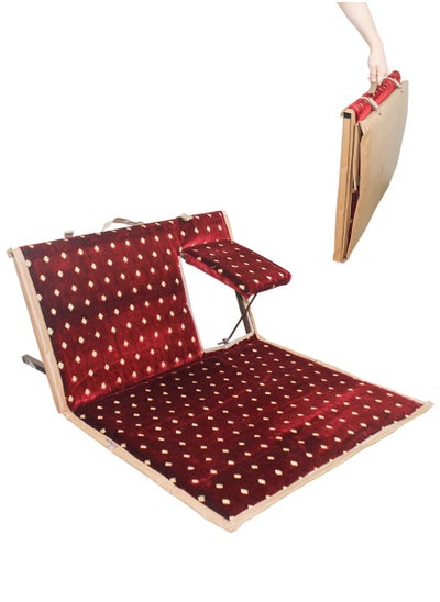 Buy Traditional Arabic Foldable Ground Chair With Armrest And Fully Adjustable Backrest, Perfect For Trips Picnic Camping And Outdoor Enjoyment Arabic Portable Chair Comfortable And High Quality in Saudi Arabia